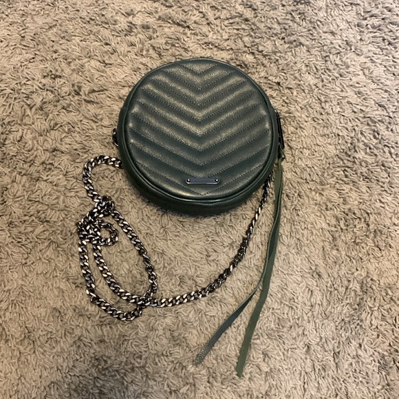 Rebecca Minkoff Edie Circle Crossbody Bag, OS, Colour: Bottle Green - Picture 2 of 7